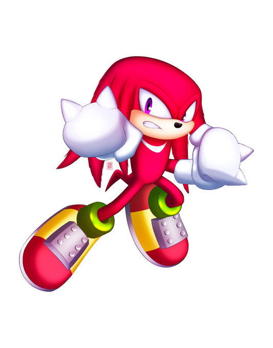 Sonic the Hedgehog - Knuckles Sticker